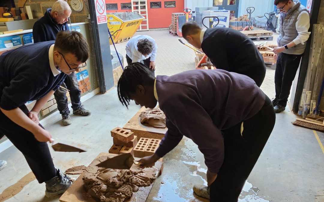 Year 11 Pupils Get Hands-On Experience at Bricklaying Taster Workshop Tuesday 8th April 2025